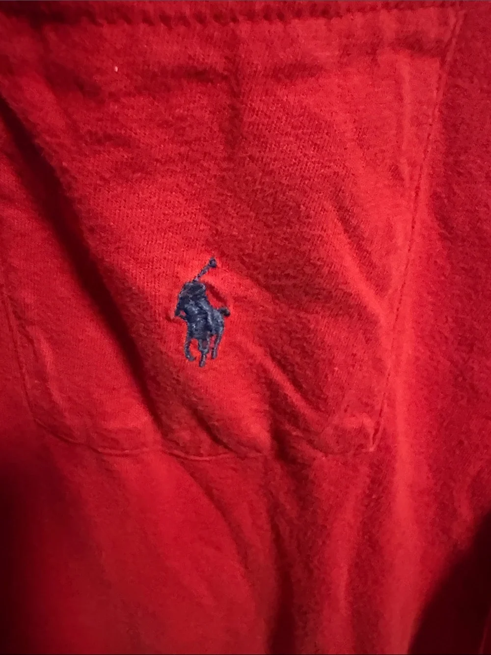 Polo by Ralph Lauren Red Short-Sleeve Pocket Tee
